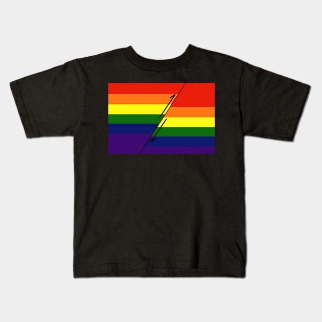Geology Pride Flag Kids T-Shirt by stermitkermit